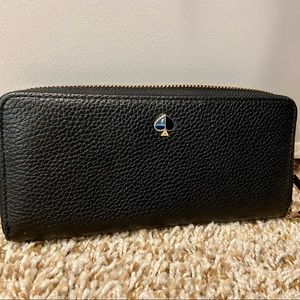 Large Black Kate Spade Wallet